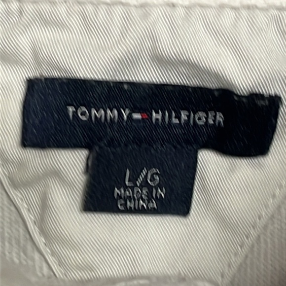 2 for $25 Tommy Hilfiger Black and White Polo rugby Shirt - Picture 4 of 5